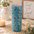 Bee Happy Coffee Tumbler – 20 oz
