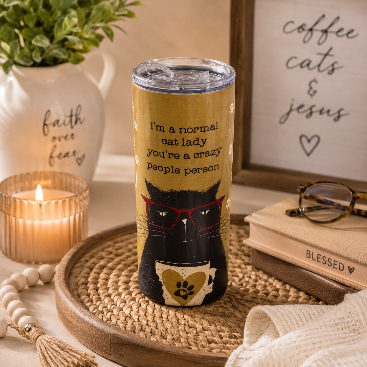 I'm A Normal Cat Lady Coffee Tumbler 20oz
