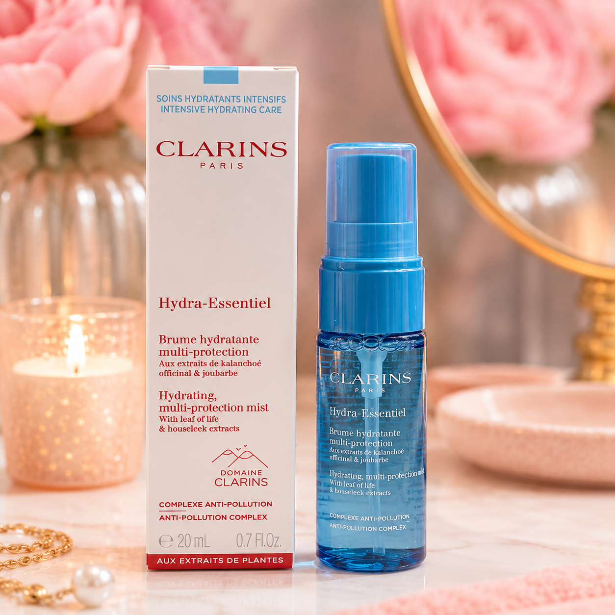Clarins Hydra-Essentiel Hydrating Multi-Protection Mist