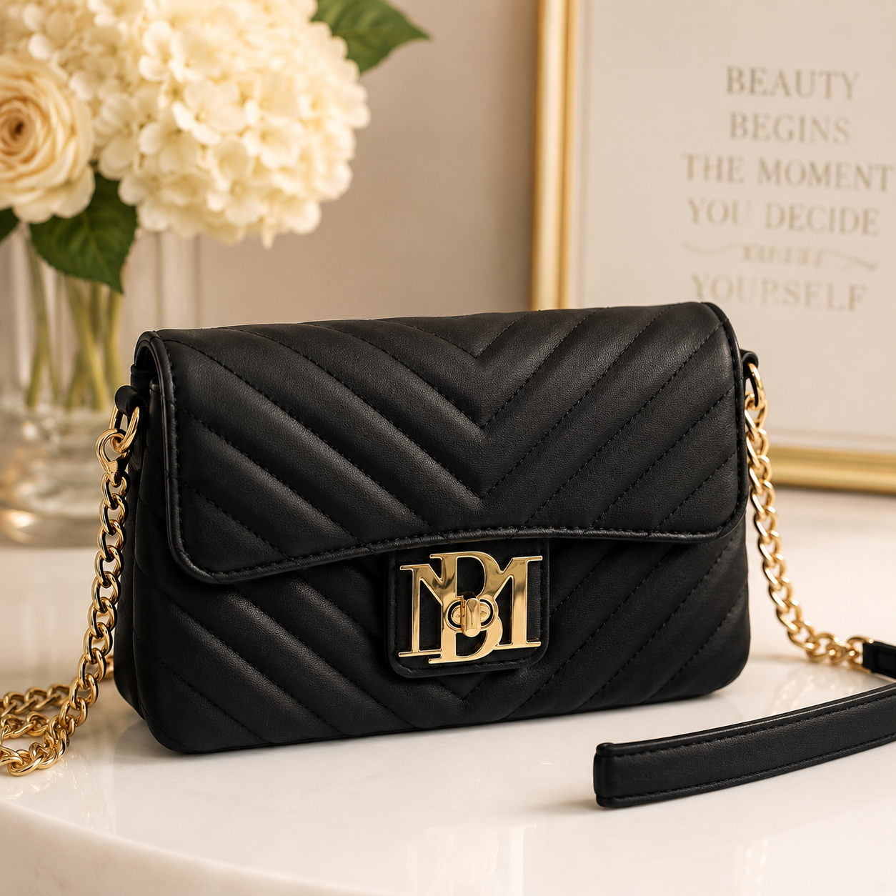 Badgley Mischka Black Mini Crossbody