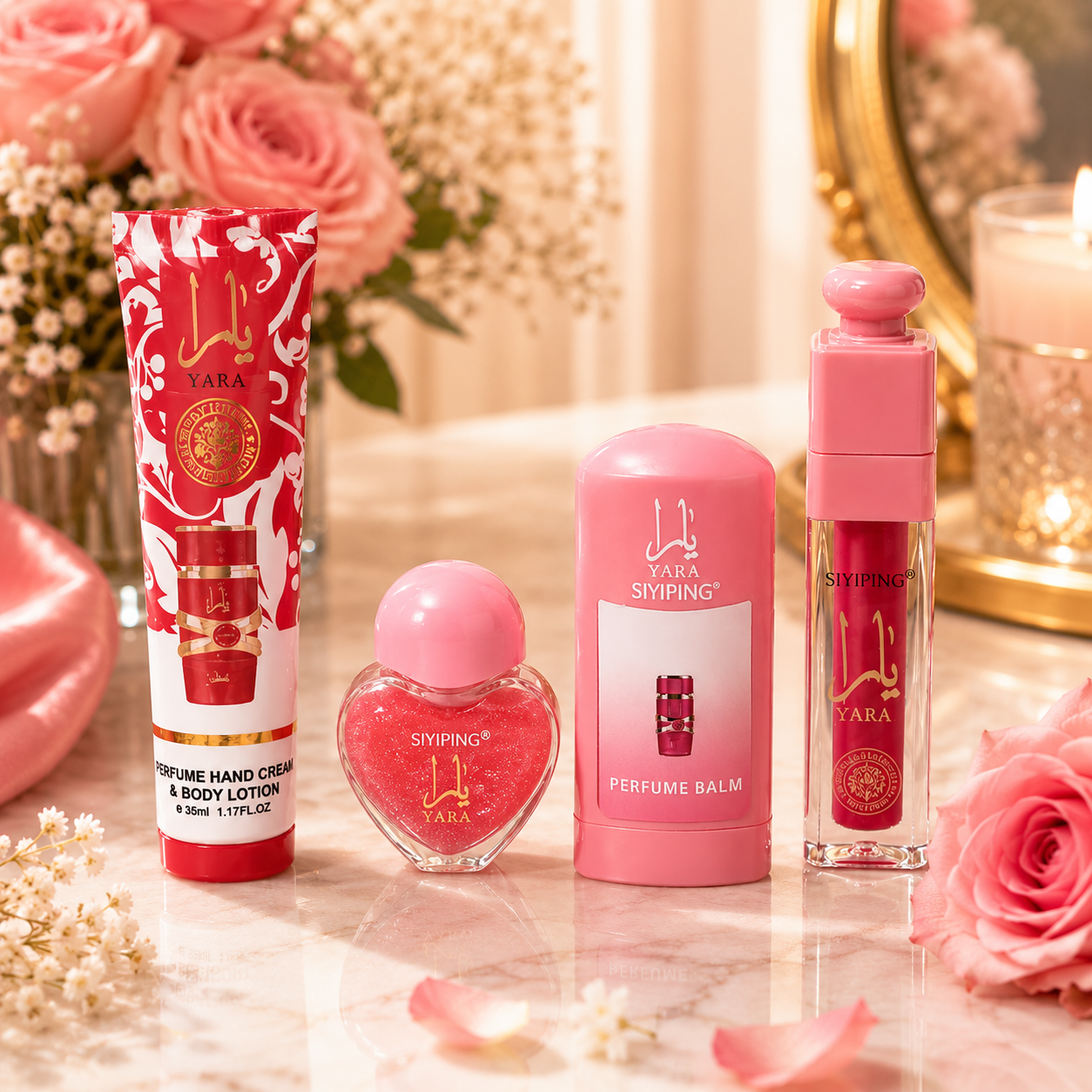 YARA Fragrance & Lip Care Gift Set