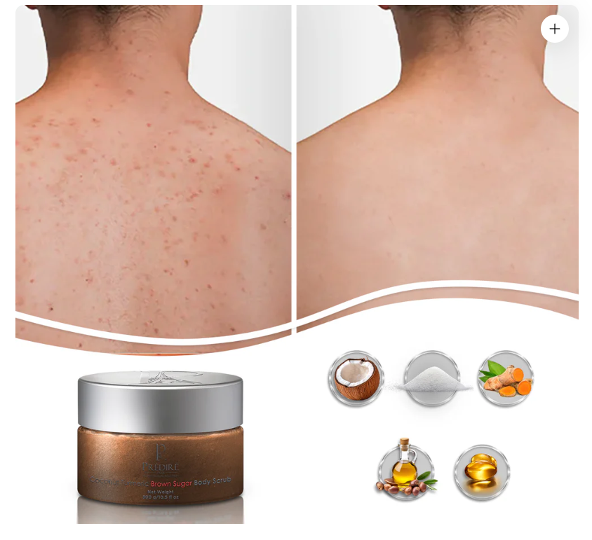 Prediré Paris Coconut Turmeric Brown Sugar Body Scrub