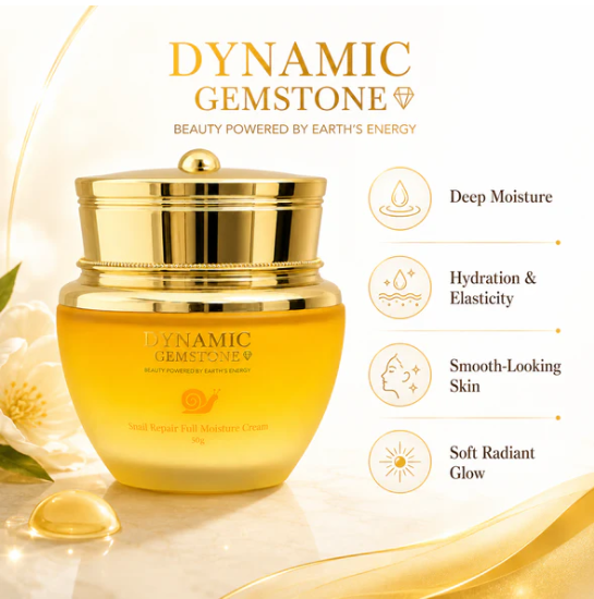 Dynamic Gemstone Snail Skincare Collection – 3-Piece Luxury Set